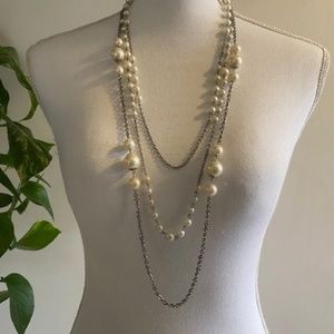 Layered Pearl Necklace